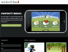Tablet Screenshot of games.beingwicked.com